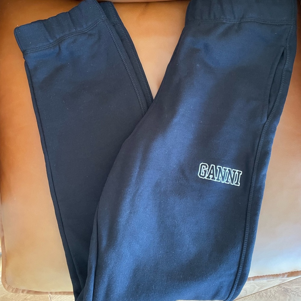 Ganni black sweatpants